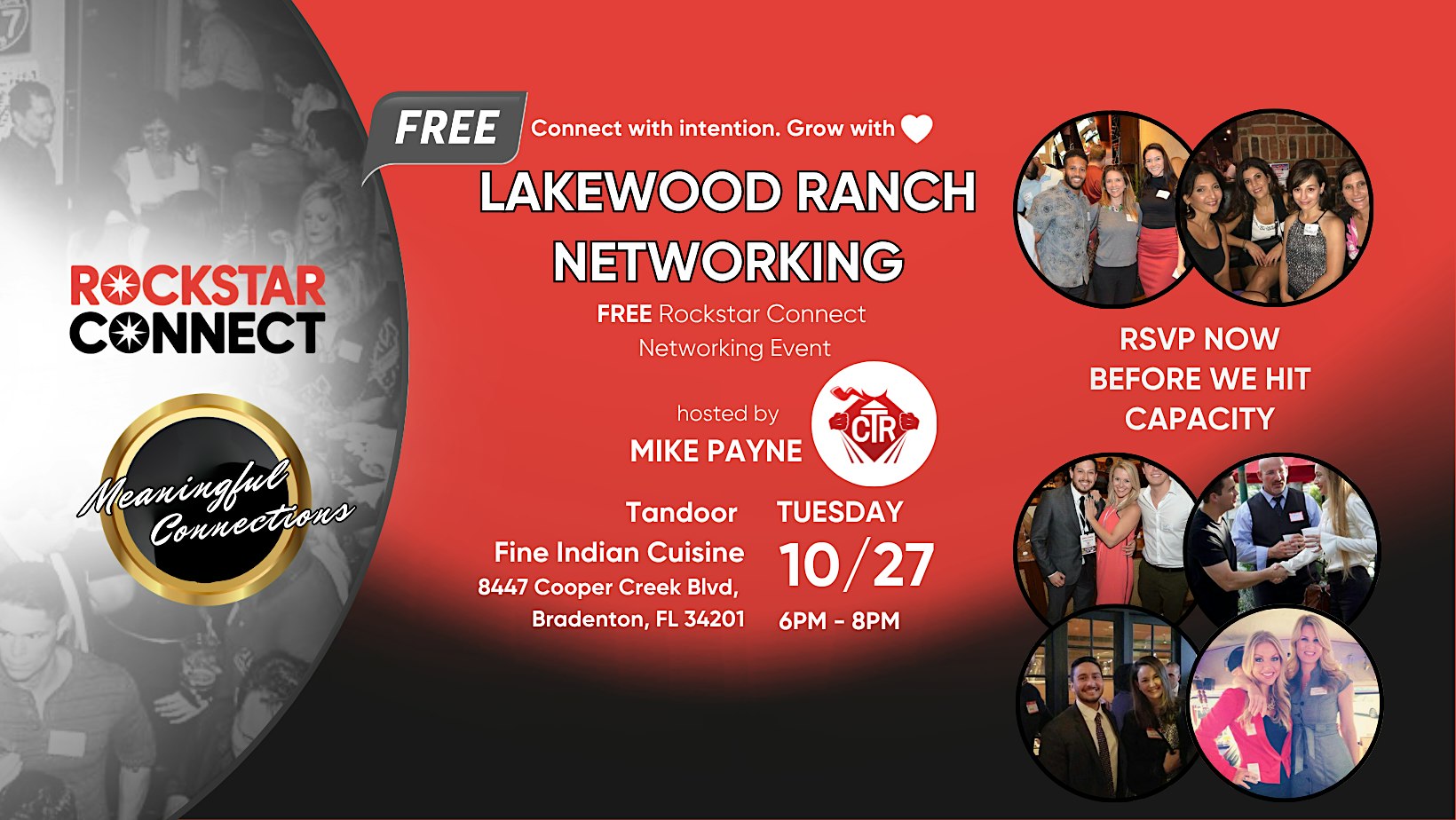 Free Lakewood Ranch Rockstar Connect Networking Event (October, Florida)