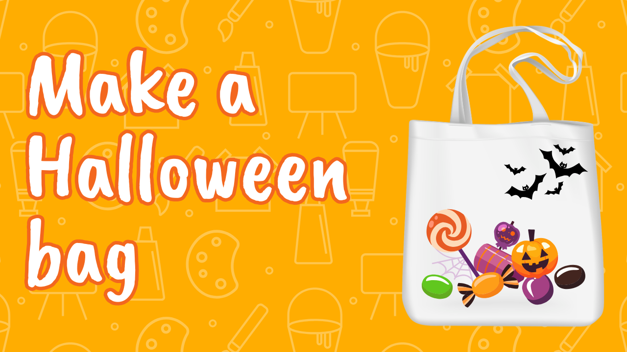 Tween Make a Halloween bag at Lakewood Ranch Library