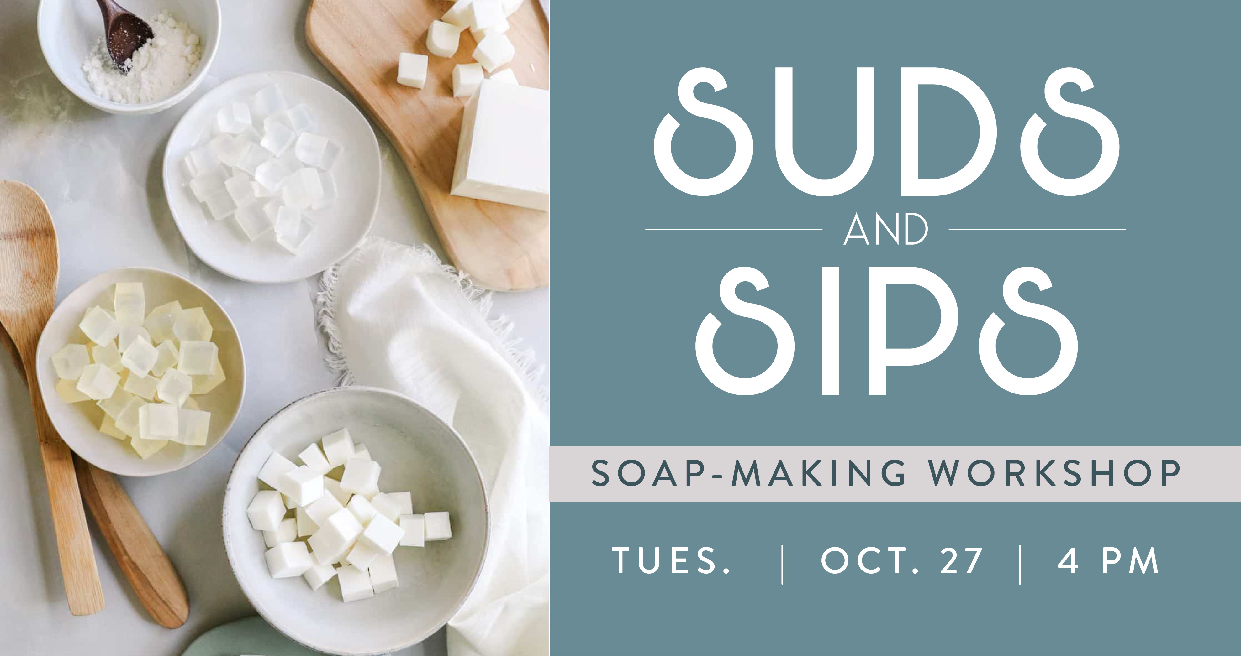 Suds & Sips: A Soap-Making Workshop