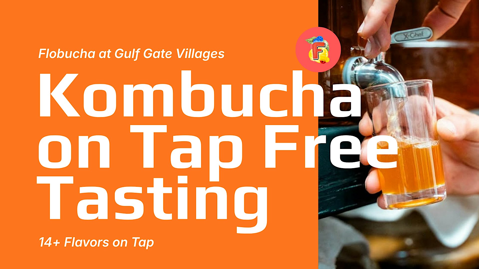 Flobucha Free Weekly Kombucha Tasting