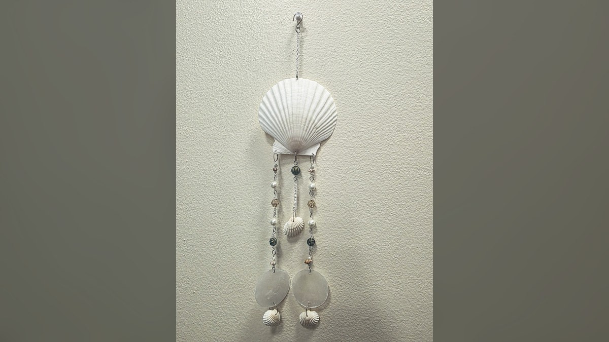 Seashell Windchimes at Central Library