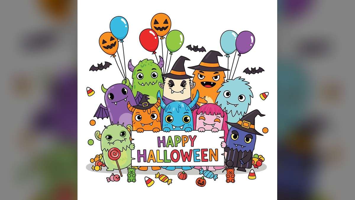 October Monthly Challenge: Make-a-Monster at Island Branch Library